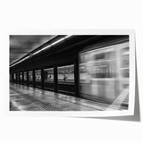 Rolled print of Barcelona scenery with vibrant floral elements in pastel shades, ideal for art wall dining room.