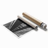 Extra large rolled print of Barcelona scenery with vibrant floral elements, ideal for classy bathroom wall art.