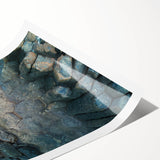 Extra large wall art featuring line art flowers in muted earth tones on a rolled canvas, ideal for large living room decor.