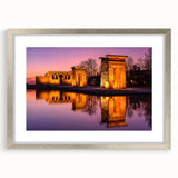 Textured abstract art print of Madrid, featuring muted earth tones on a framed canvas, ideal for bedroom art.