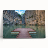 Black and white stretched canvas of Valencia scenery, ideal for kitchen wall art or bedroom ambiance.