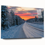 Large abstract wall art of a European scenery in Sweden, featuring muted earth tones on acrylic glass.