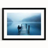 Extra large abstract art print depicting a vibrant, colorful Swiss landscape, framed in black, ideal for living room decor.