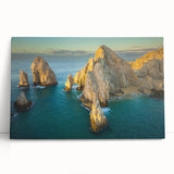 Black and white stretched canvas of Baja California scenery, ideal for kitchen wall art or bedroom ambiance.