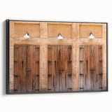 Black and white framed canvas depicting the Dubai skyline, ideal for bedroom wall art with a vintage poster feel.