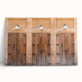 Black and white stretched canvas of Dubai skyline, ideal for kitchen wall art or bedroom ambiance.