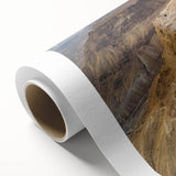 Art Deco style poster of Middle Eastern scenery on rolled canvas, featuring soft pastel colors, ideal for nursery wall art.