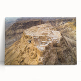 Black and white stretched canvas of Middle East scenery, ideal for kitchen wall art or bedroom ambiance.