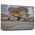 Acrylic glass print of a vibrant, abstract Qatar scenery, ideal for dining room or bedroom decor.