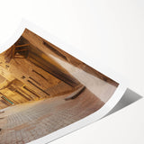 Extra large wall art featuring line art flowers in muted tones on rolled print, ideal for large living room decor.