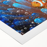 Art deco poster featuring a serene Oceania Fiji scenery in pastel shades on rolled canvas, suitable for dining room walls.