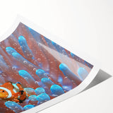 Extra large wall art featuring line art flowers in muted earth tones on rolled canvas, suited for large living room spaces.