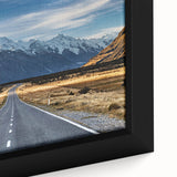 Extra large framed canvas featuring a textured depiction of Canterbury.