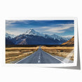 Extra large rolled print of Canterbury, New Zealand scenery with vibrant green and blue tones.