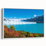 Vintage poster art of a scenic Argentine landscape on extra large framed canvas.