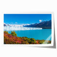 Extra large rolled print of a vibrant scenery in Argentina, featuring lush florals, ideal for art wall dining room.