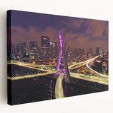 Colorful canvas print of Brazil's vibrant landscape, ideal for kitchen wall art.