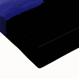 Large art of a black and white landscape painting of Chilean scenery on stretched canvas, suitable for bedroom wall decor.