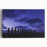 Black and white stretched canvas of a Chilean landscape, ideal for kitchen wall art.