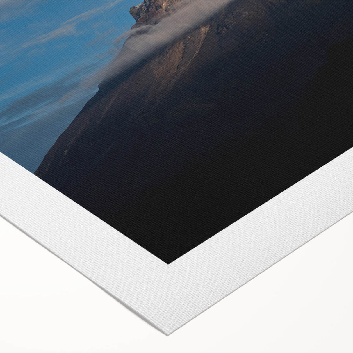 Art deco poster of a vibrant Colombian landscape on rolled canvas, suitable for dining room decor.
