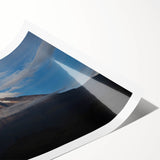 Extra large rolled print of line art flowers in monochrome, ideal for large living room wall art.