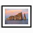 Abstract art print of a colorful, textured Ecuadorian landscape on a large framed canvas, ideal for living room decor.