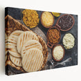 Large stretched canvas featuring a vibrant Venezuelan landscape, ideal for kitchen wall art.