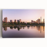 Black and white large art canvas depicting Alabama scenery, ideal for kitchen wall art.