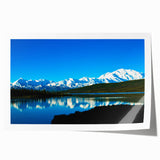 Extra large rolled print of Denali, Alaska, with muted earth tones, ideal for art wall dining room.