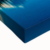 Black and white landscape art painting of Denali, Alaska on stretched canvas, suited for bedroom wall art.