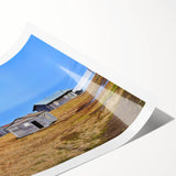 Extra large wall art featuring line art flowers in muted earth tones on a rolled print, suitable for large living room decor.