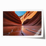 Rolled print of Arizona's Coyote Buttes in earthy tones, ideal for art wall dining room.
