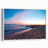 Vintage poster art featuring Catalina, California on a framed canvas, ideal for living room decor.