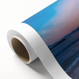 Art Deco style poster of California's Catalina scenery on rolled canvas, featuring muted earthy tones.