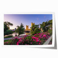 Rolled print of Sacramento scenery with soft pastel colors, ideal for art wall dining room.