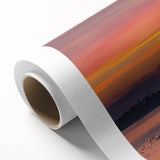 Art Deco style poster of San Diego skyline in pastel shades on rolled canvas, suitable for nursery wall art.