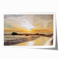 Rolled print of Santa Barbara scenery in soft pastel shades, ideal for art wall dining room or classy bathroom wall art.