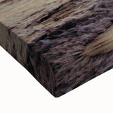 Black and white landscape art painting of Santa Barbara on stretched canvas, ideal for bedroom wall decor.