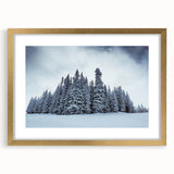 Extra large wall art depicting an abstract textured scenery of Vail, Colorado in muted earth tones, framed in gold.