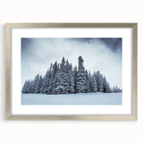 Textured art print of abstract Colorado scenery in muted earth tones on a silver-framed mat, ideal for bedroom wall decor.