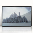 Large abstract wall art depicting Vail, Colorado in muted earth tones on a framed acrylic.