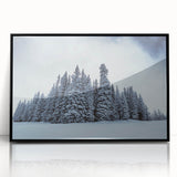 Large abstract wall art depicting Vail, Colorado in muted earth tones on a framed acrylic.