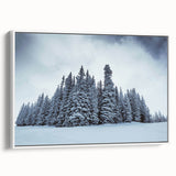 Vintage poster art of Vail, Colorado with colorful palette on extra large framed canvas, suitable for living room decor.