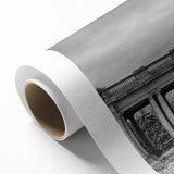Art Deco poster of Denver skyline in pastel shades on rolled canvas, ideal for nursery wall art.