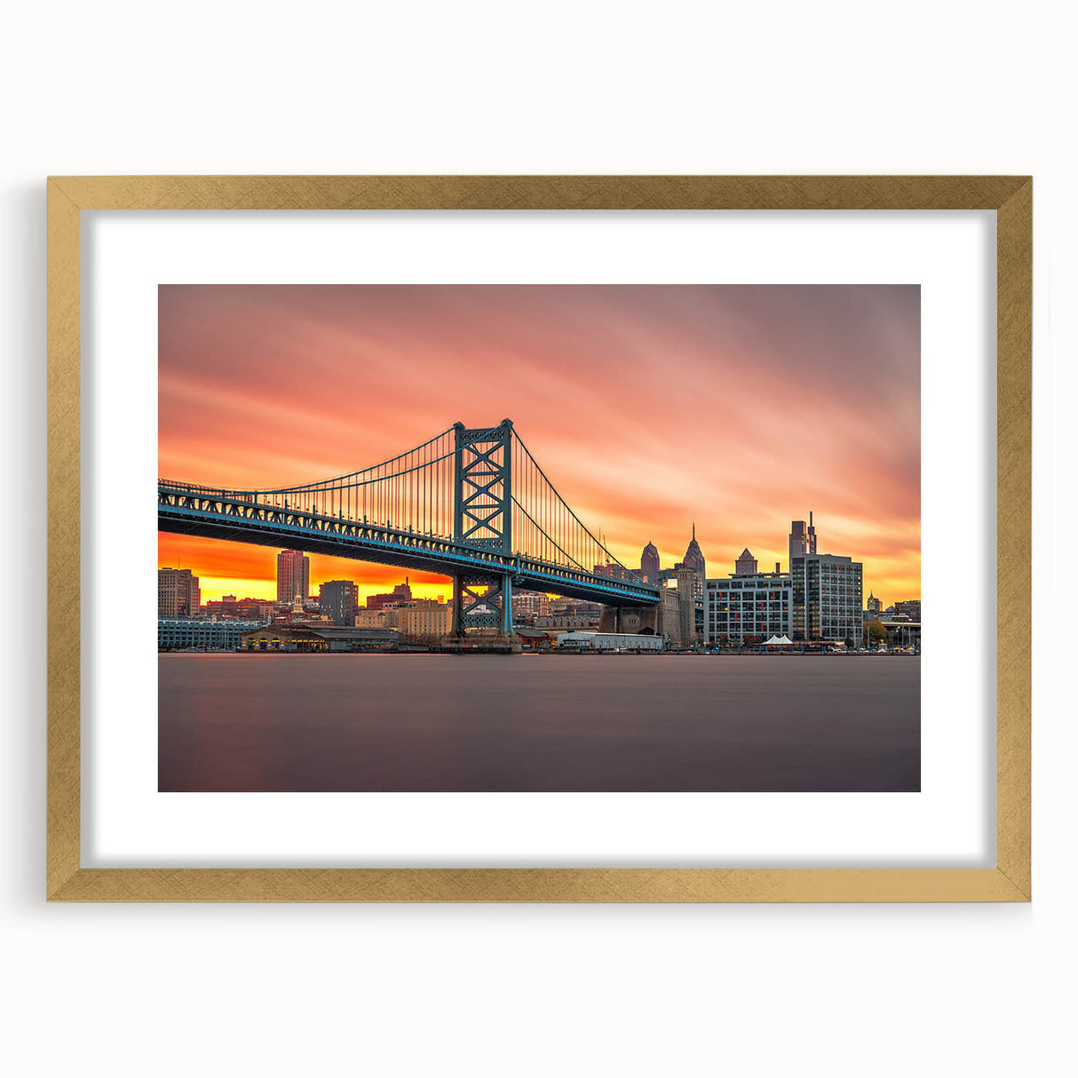 Extra large abstract art print featuring textured swirls in earth tones, framed in gold, ideal for living room decor.