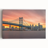Black and white photograph of Delaware scenery on stretched canvas, ideal for kitchen wall art.