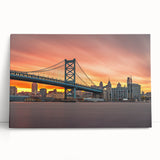 Black and white stretched canvas of Delaware scenery, ideal for kitchen wall art or bedroom ambiance.