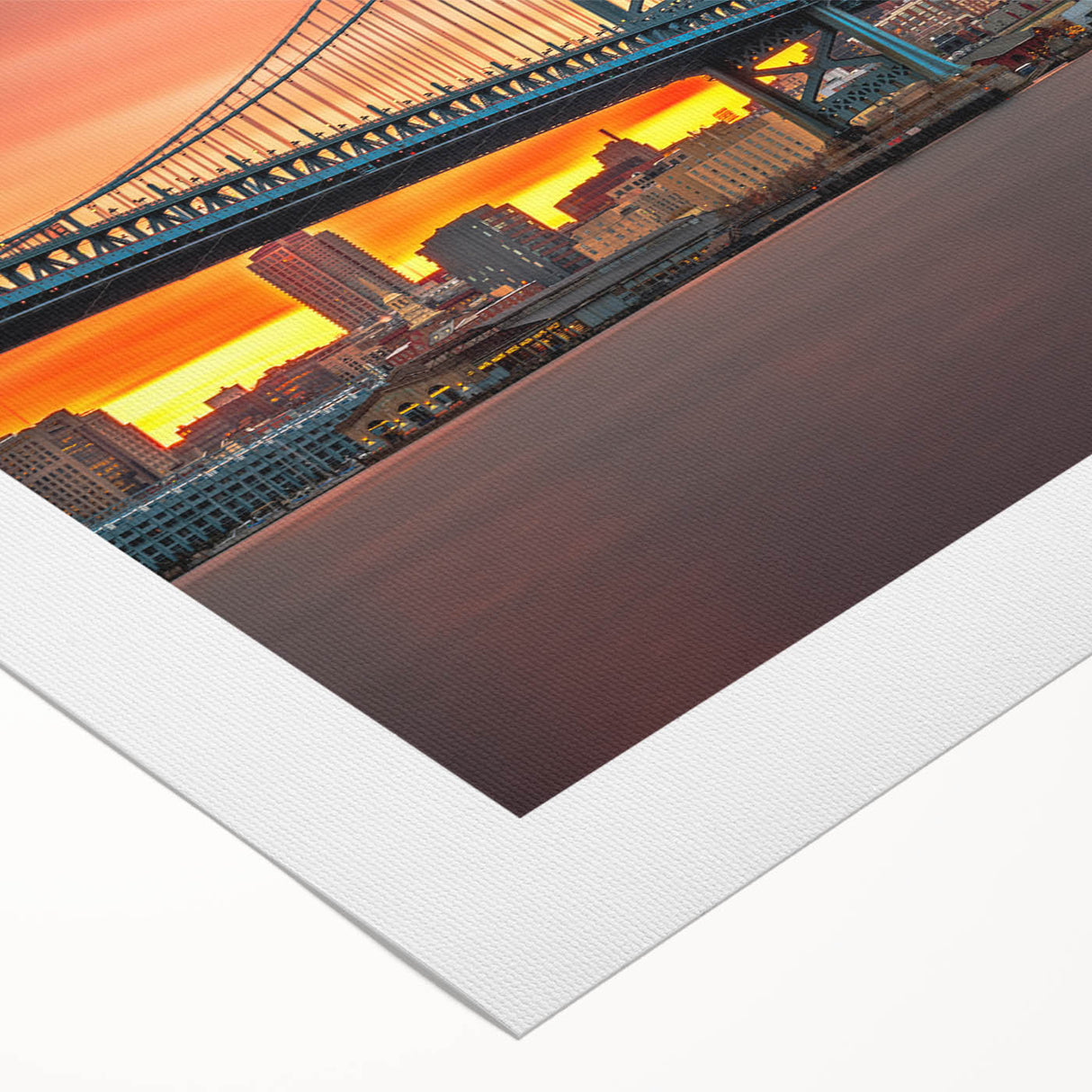 Art deco poster depicting Delaware scenery in muted earth tones on rolled canvas, suitable for dining room wall art.