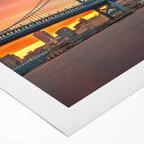 Art deco poster depicting Delaware scenery in muted earth tones on rolled canvas, suitable for dining room wall art.