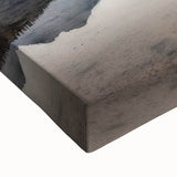 Large art of Idaho landscape in black and white on stretched canvas, suitable for bedroom wall decor.